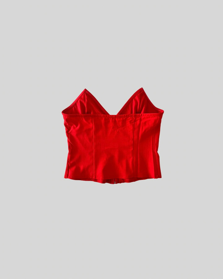 ROSIA CORSET TOP - RED