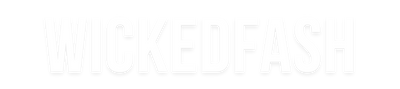 WickedFash white logo