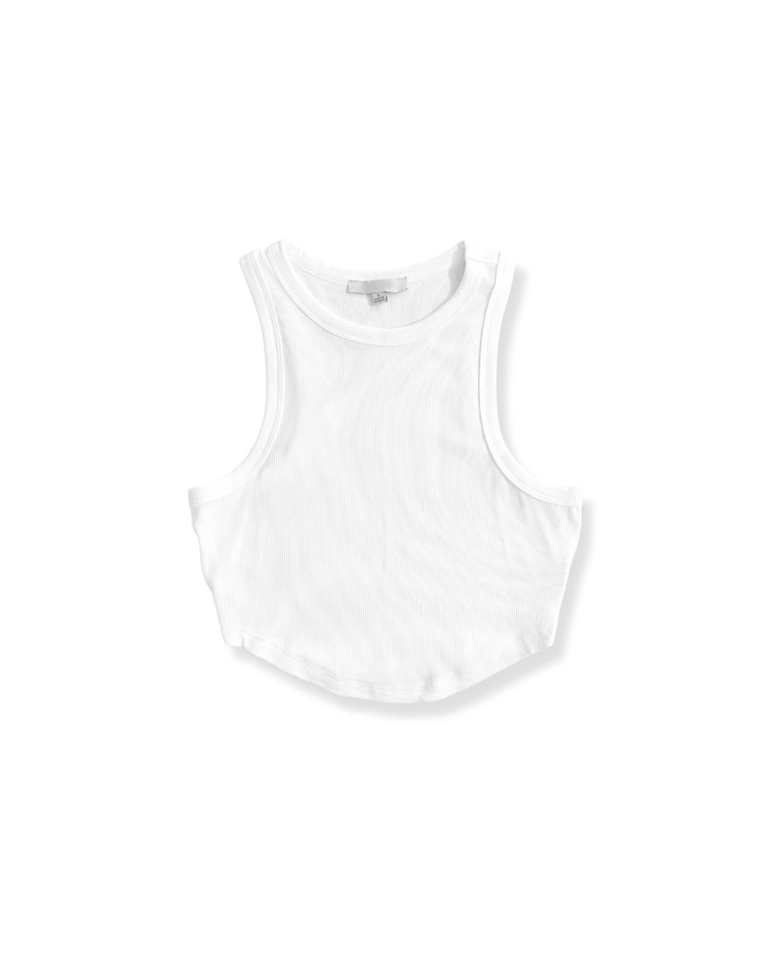 Mable Crop Top - White