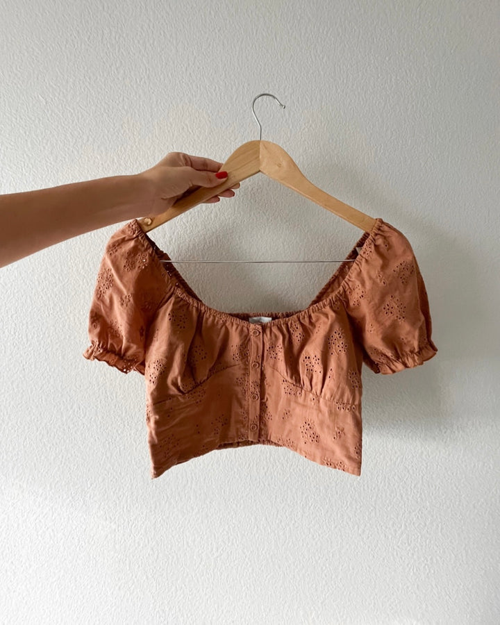 Celia Crop Top - Terra