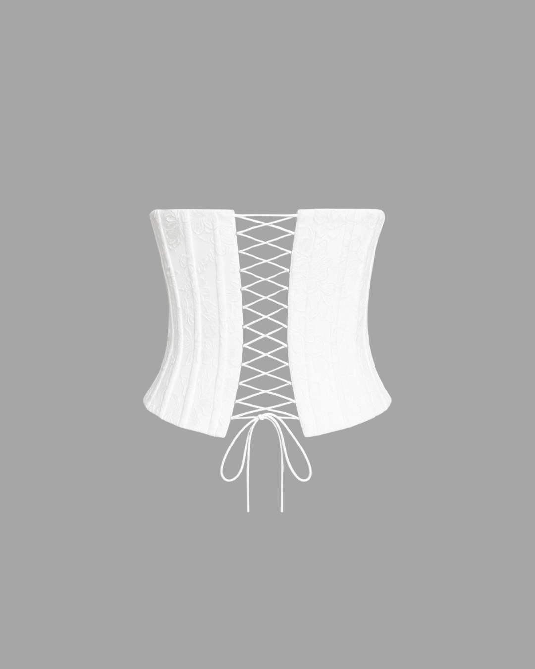 PAMELA FLORAL EMBROIDERED CORSET TOP