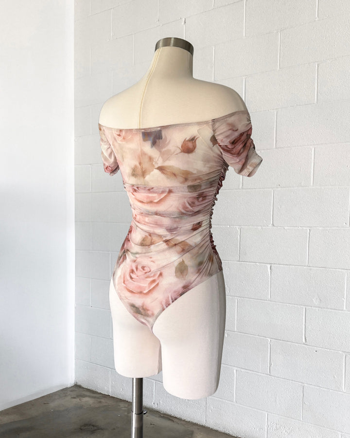 EMILIA FLORAL MESH BODYSUIT