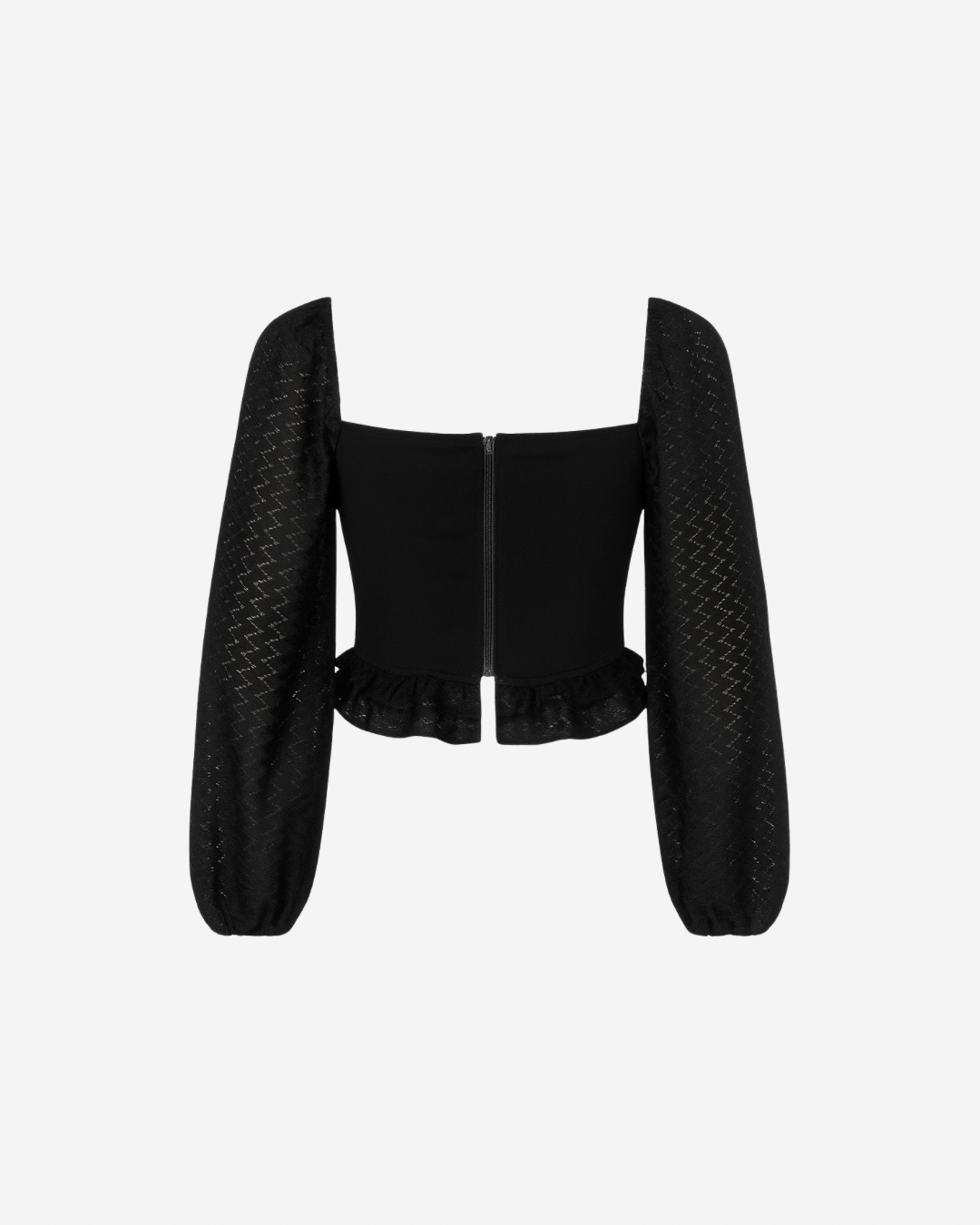 CASSIE LONG SLEEVE CROP TOP