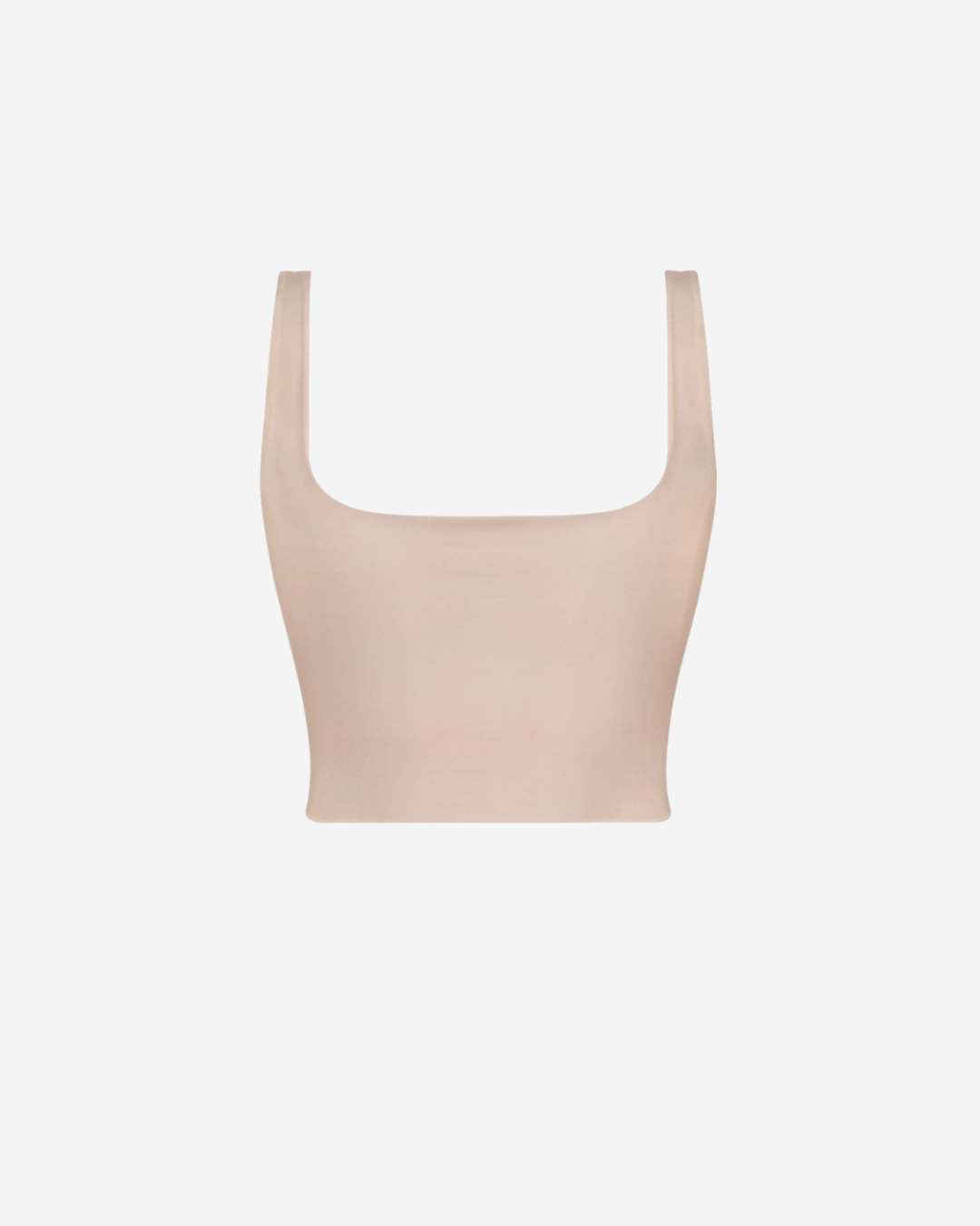 VALERIA TANK CROP TOP IN TAUPE
