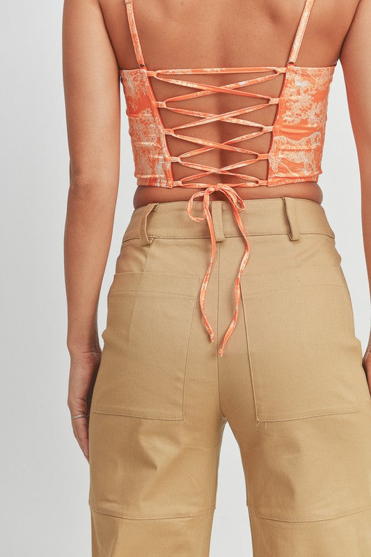 Crushin' It Corset - Orange