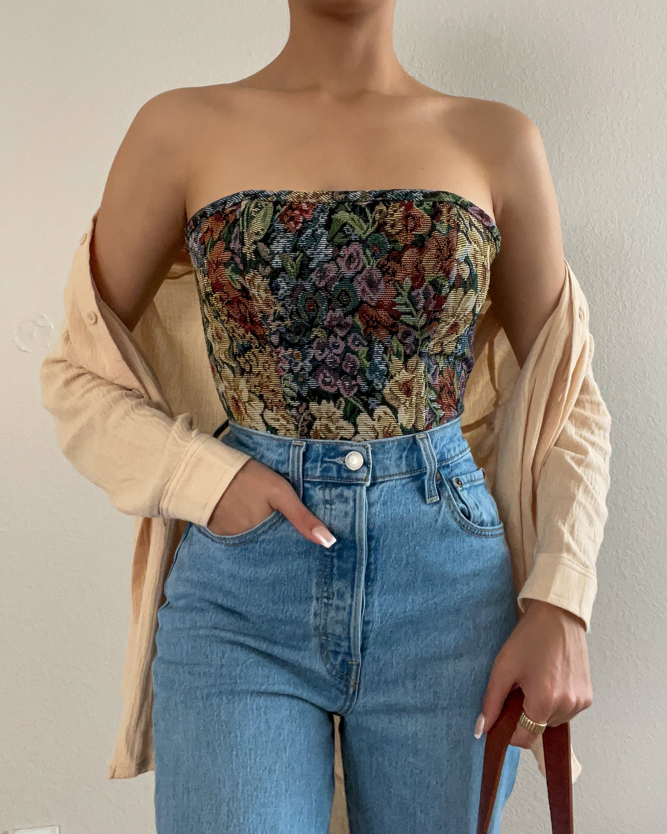 CARLY FLORAL CORSET – WickedFash