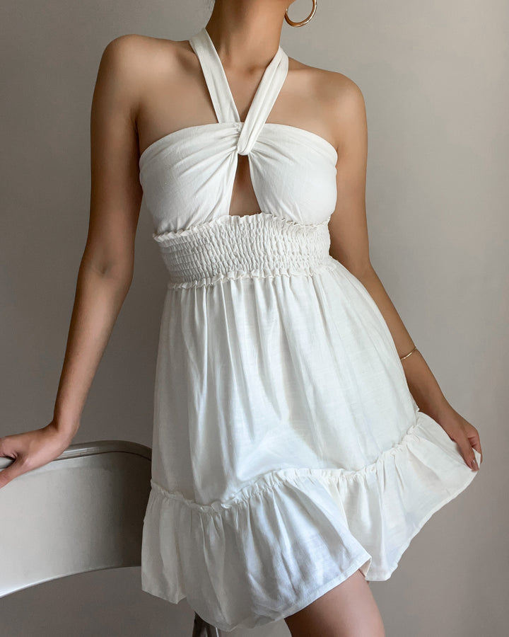 Gemma Mini Dress - Off White