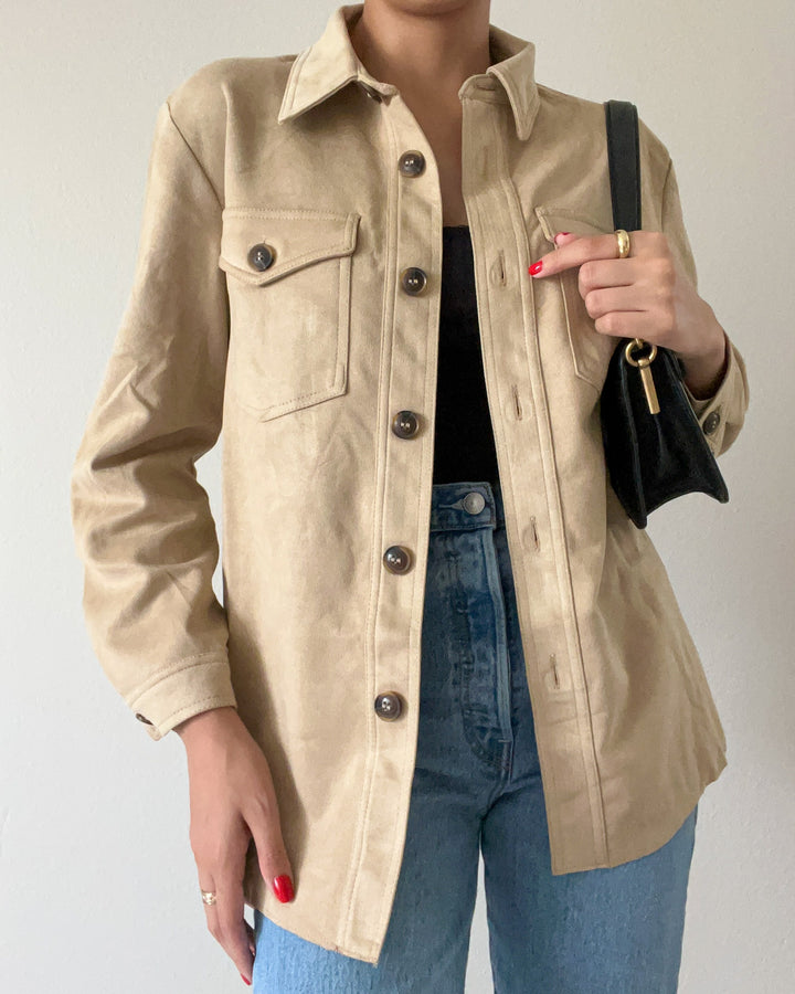 Mya Shacket - Khaki