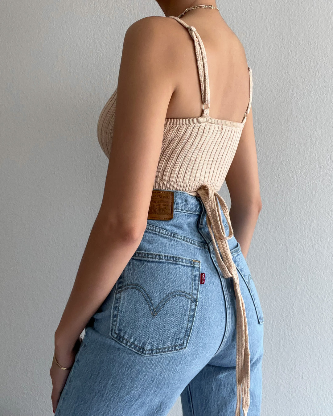 Anastasia Crop Top - Natural
