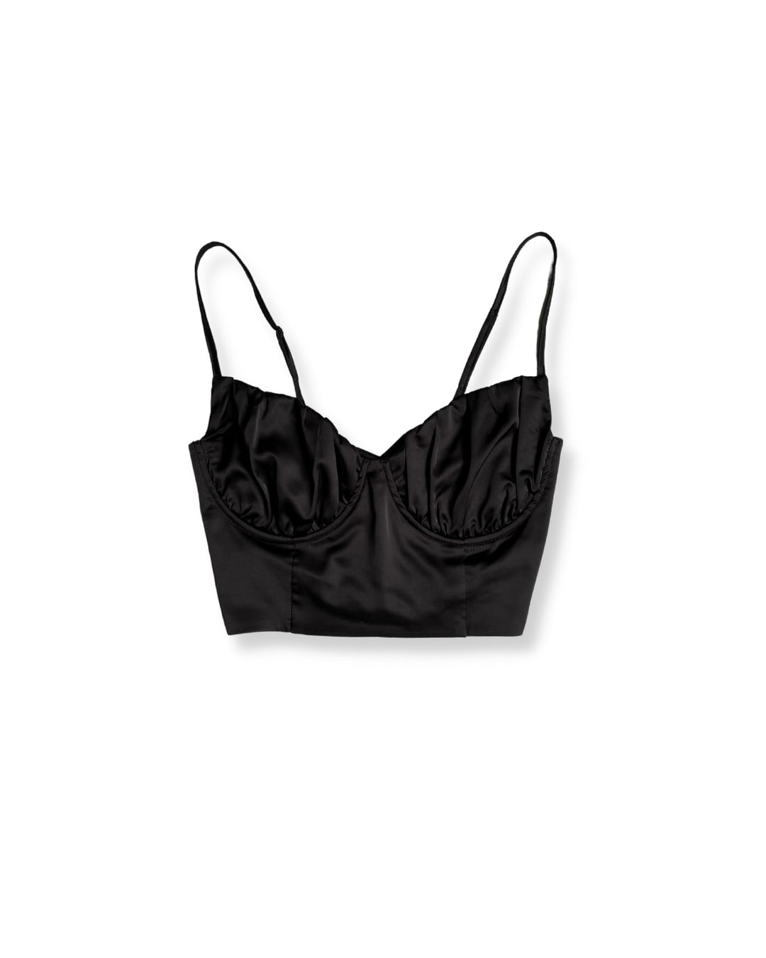 Lina Crop Top - Black