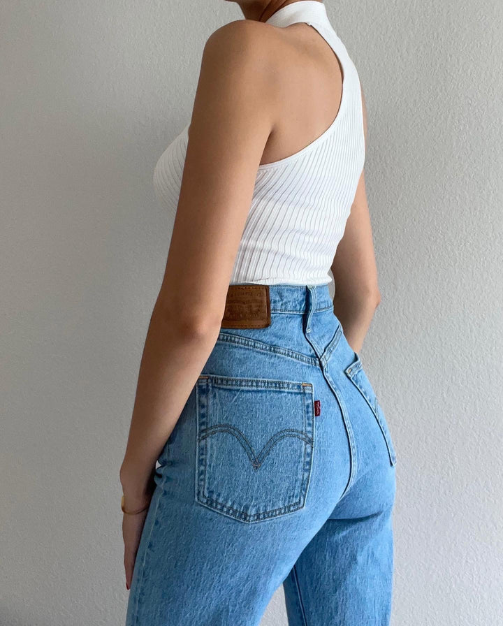 Thea Crop Top - White
